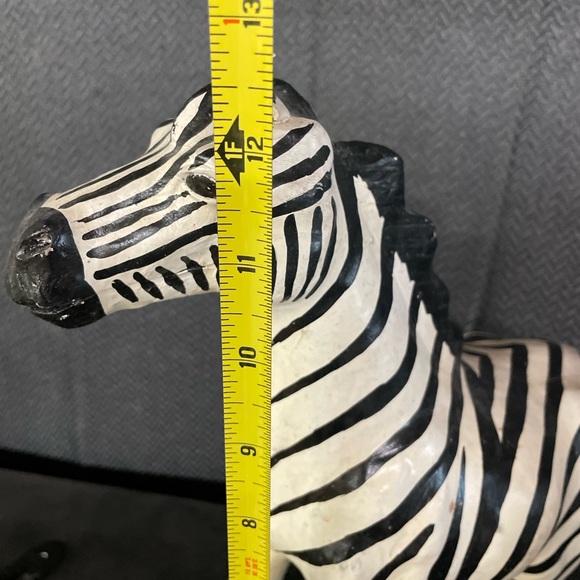 Leather wrapped Zebra - Picture 3 of 9